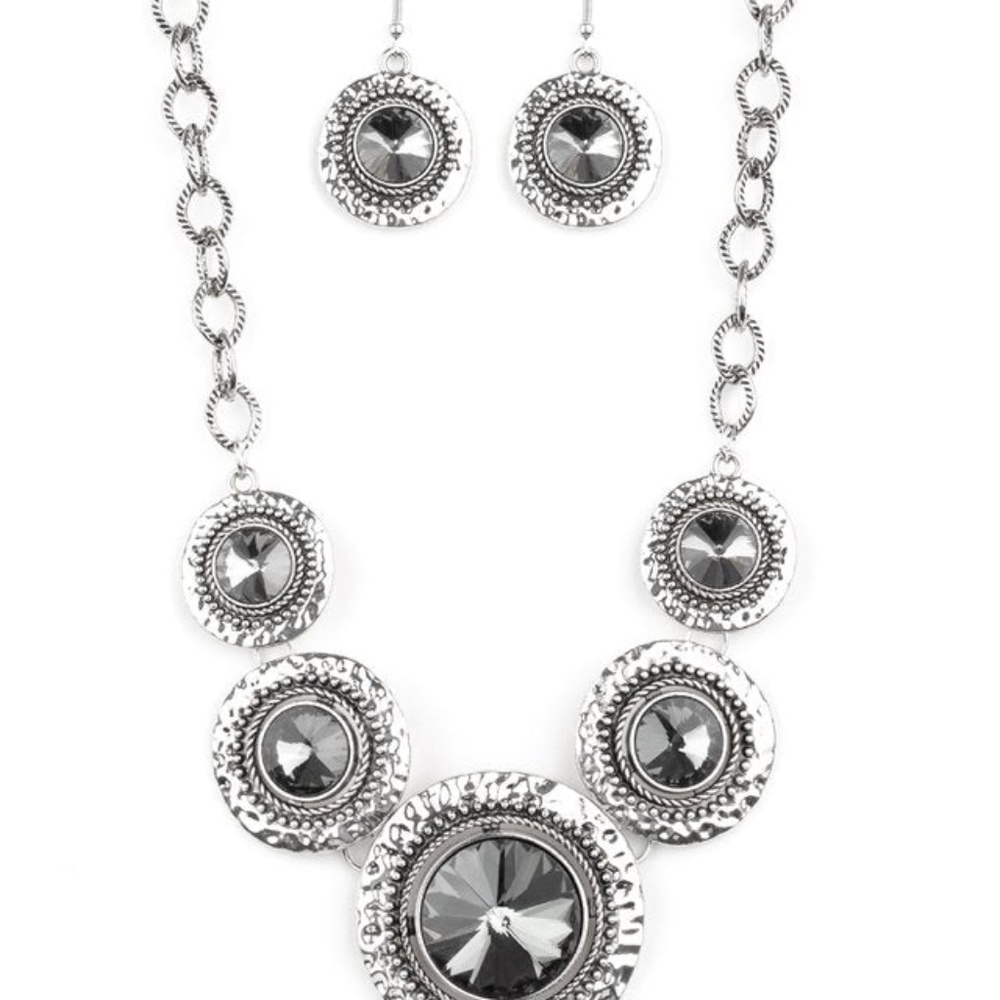 Global Glamour - Silver Necklace - Paparazzi Accessories